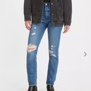 Distressed Levi’s Premium Jeans